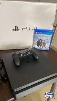 PS4 SLIM 1TB - Con caja, accesorios y factura