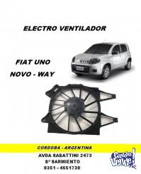 ELECTRO VENTILADOR FIAT UNO NOVO - WAY