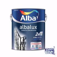 Pintura+convertidor Albalux 2en1 FORJA NEGRO 4lt-COLORMIX