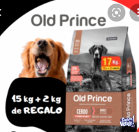 Old Prince adulto cerdo y legumbres x 15 kgrs más 2 kilos GRATIS