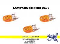 LAMPARA AMBAR DE GIRO 5w