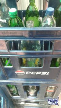 3 Cajones c/ Envases Pepsi- 7 Up (vidrio)