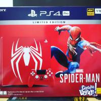 Sony PS4 1TB Pro Spiderman-red Edición Limitada
