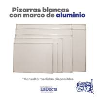 PIZARRAS BLANCAS 80x120cm – Marco de Aluminio (Nueva Cba.)