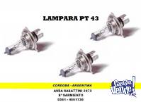 LAMPARA H4 - PT43 - ALTA Y BAJA