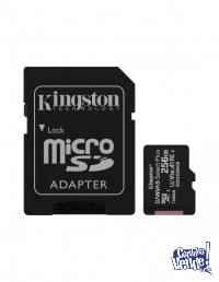 Micro Sd 256gb Clase A1 C Adaptador A Sd Kingston