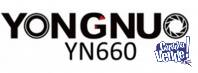 YONGNUO FLASH YN660 para NIKON / CANON / SONY / PANASONIC