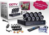 kit de seguridad cctv  8 camaras listo para instalar nuevos