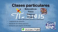 Clases particulares - Matemática, Física, Química y Lengu
