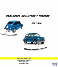 PARAGOLPE TRASERO FIAT 600