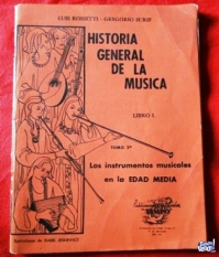 HISTORIA GENERAL DE LA MÚSICA   LOS INSTRUMENTOS MUSICALES