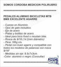 PEDALES ALUMINIO BICICLETAS MTB BMX EXCELENTE AGARRE