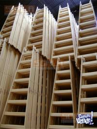 Escalera de madera tipo pintor reforzada tijera 8 peld SCALA
