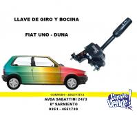 LLAVE DE GIRO Y BOCINA FIAT UNO - DUNA