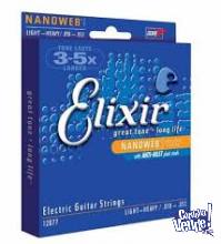 Encordado Para Guitarra Electrica Elixir 010 Nanoweb