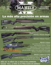 Rifle DUAL CO2/PCP Mahely modelo M71 6,35 mm Pavonado