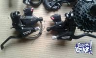 Kit Transmision Shimano 24 Vel Mtb Con Cadena Bicicletas