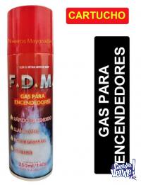 gas recarga encendedores fdm pack x12 unid aerosol