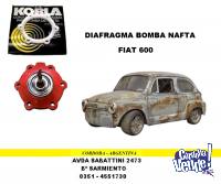 DIAFRAGMA BOMBA NAFTA FIAT 600