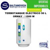 Termotanque Electrico Ormay 50 Litros Carga Inferior 1500W