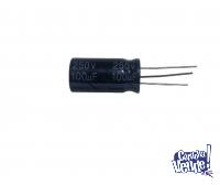Capacitor Electrolitico 100 uF 250 V 16X32 mm 105� PackX10