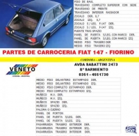 CARROCERIA - CHAPAS FIAT 147