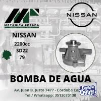 BOMBA DE AGUA NISSAN 2200cc SD22 79-