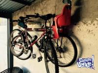 Soporte para colgar dos bici bicicletas del cuadro pared