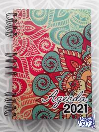 Agenda 2021 - Tamaño A5 - Mandalas