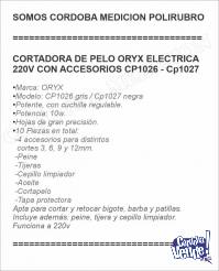 CORTADORA DE PELO ORYX ELECTRICA 220V CON ACCESORIOS CP1026 