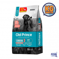 Old Prince cachorros cordero y arroz x 15 kgrs más 2 kilos GRATIS