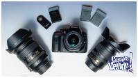 Nikon D5300 + 18-55mm + 24-120mm + 10-24mm + Accesorios