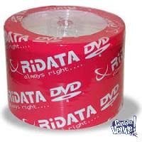 DVD RIDATA -R 16X ESTAMPADO BULK X 50 UNIDADES