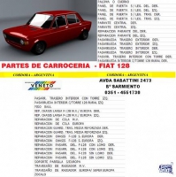 CARROCERIA - CHAPAS FIAT 128