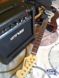 Guitarra Leonard + Amplificador ValveTech