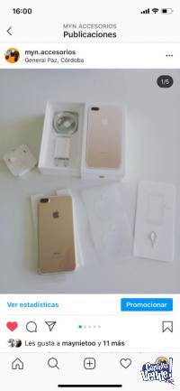 IPhone 7 Plus 32gb En garantia Apple, color rose gold