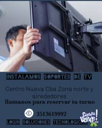 COLOCACION SOPORTE DE TV SMART LED EN CORDOBA