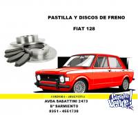 DISCO Y PASTILLAS DE FRENO FIAT 128