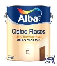 Latex Cielorrasos STD  Alba Blanco 1Lt-COLORMIX