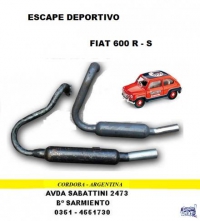 CAÑO DE ESCAPE FIAT 600