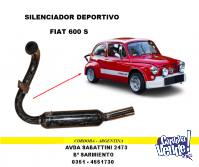 CAÑO DE ESCAPE DEPORTIVO FIAT 600 S