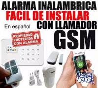 Alarmas inalambricas kit autoinstalable nuevas c/gtia.un añ