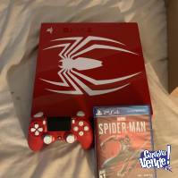 Sony Ps4 Pro 1tb Spider-red Edición Limitada Con Dualshock