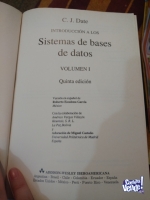 Sistemas de bases de datos vol 1 5ta edición - Date