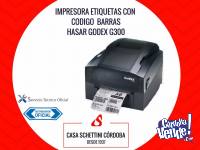 Impresora etiquetas código de barras Hasar Godex G300 Zebra