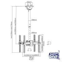 SOPORTE DE TECHO DOBLE INTELAID (32-55)