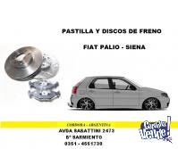 DISCO Y PASTILLAS DE FRENO FIAT PALIO - SIENA
