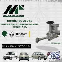 BOMBA DE ACEITE RENAULT CLIO 2-KANGOO-MEGANE-SCENIC 1.5 16V,