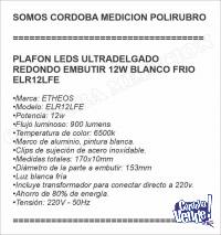 PLAFON LEDS ULTRADELGADO REDONDO EMBUTIR 12W BLANCO FRIO ELR