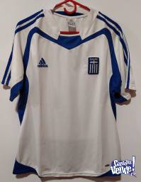 Camiseta Titular Grecia Campe�n Eurocopa 2004 Talle M